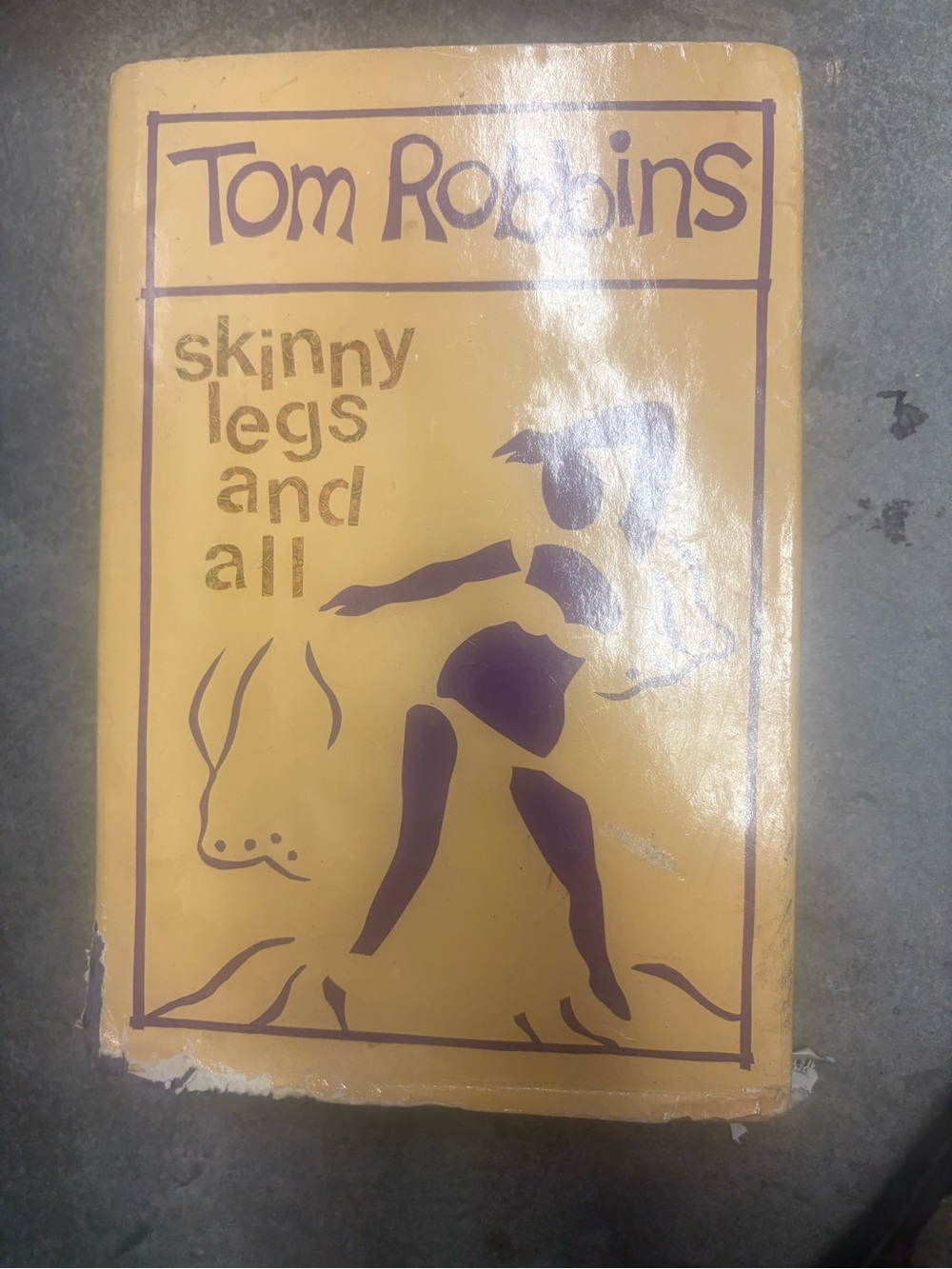 Skinny Legs and All by Tom Robbins (1990, Hardcover)